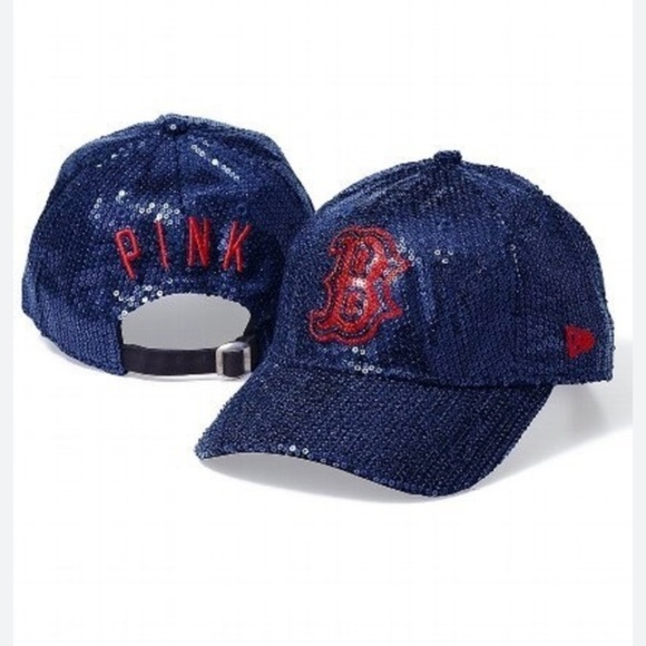 BOSTON RED SOX Victoria's Secret PINK LIMITED EDITION BLING SEQUIN SPARK… - Picture 3 of 10